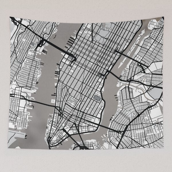 Item preview, NYC street map graphic designed and sold by nadia32.