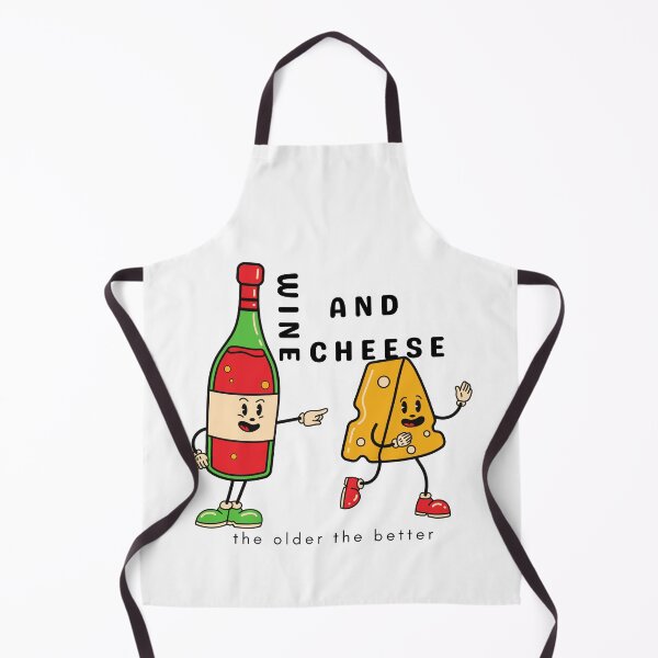 Item preview, Wine And Cheese The Older The Better designed and sold by Naeshastore.