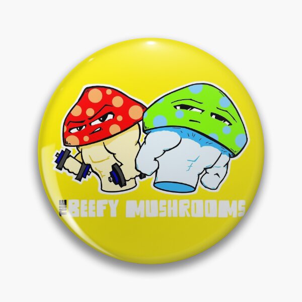Item preview, BEEFY MUSHROOMS - Rock Band Logo - White Letters designed and sold by DeathMark72.