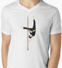 Werk es T-Shirt mit V-Ausschnitt