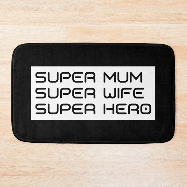 Item preview, Super Mum, Super Wife, Super Hero. Funny Mum Life Design.  designed and sold by That Cheeky Tee.