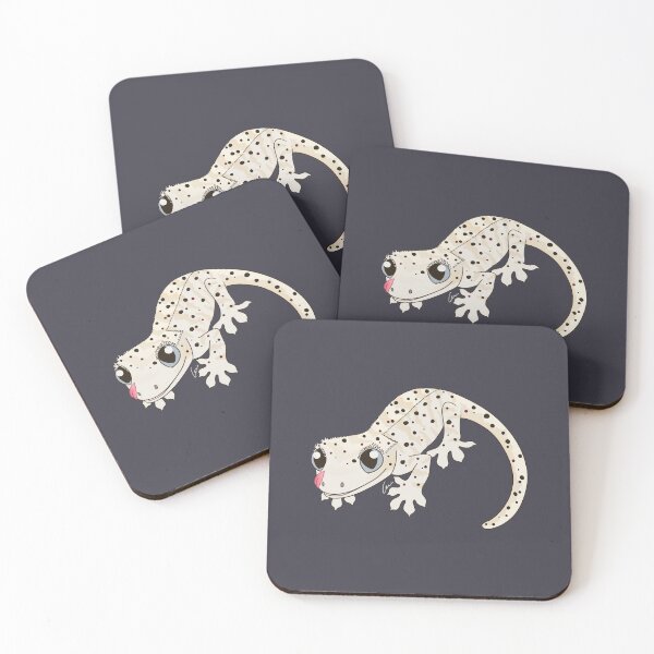 Item preview, Crested Gecko, White Dalmatian with red spots II designed and sold by anacecilia.