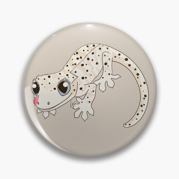 Item preview, Crested Gecko, White Dalmatian with red spots designed and sold by anacecilia.