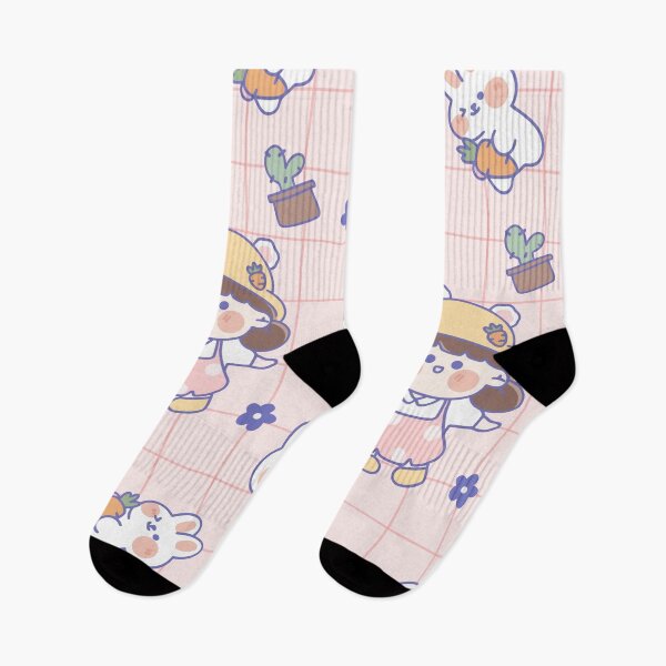 Item preview, Kawaii Girl and Rabbit designed and sold by BorneowithLove.