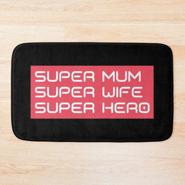 Item preview, Super Mum, Super Wife, Super Hero. Funny Mum Life Design.  designed and sold by That Cheeky Tee.