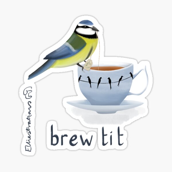 Artikel-Vorschau von Brew Tit, designt und verkauft von Elliestrations.