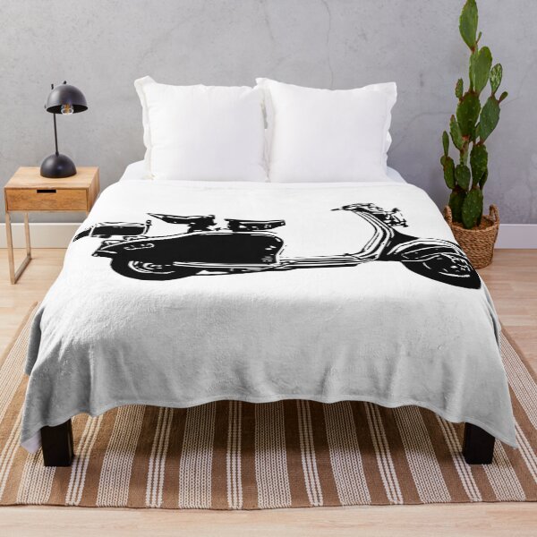 Item preview, 1950's Italian Scooter design (Black) - Perfect for Scooter Fans Around The World designed and sold by Rocketman2017.