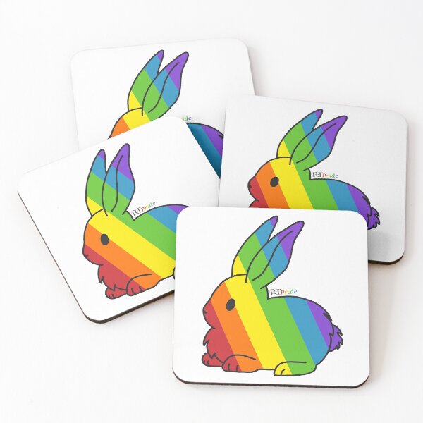 Item preview, Rainbow bunny rabbit designed and sold by RikkyTeesPride.