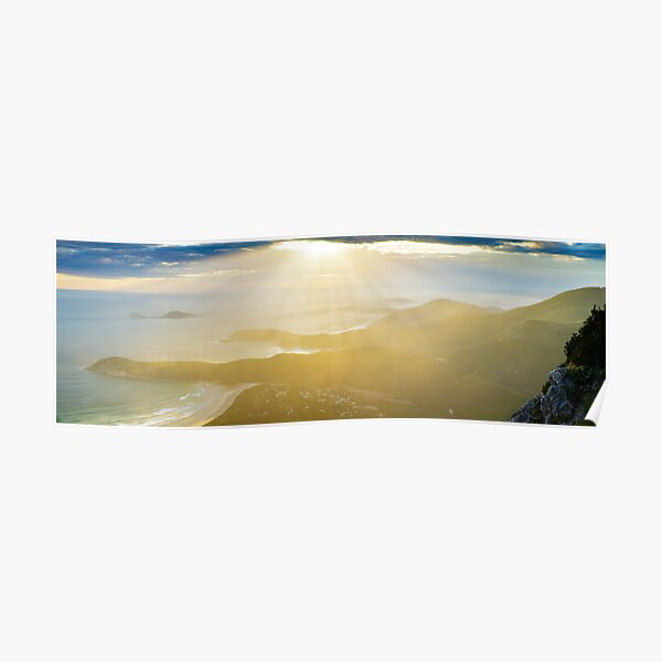 Mt Oberon Summit View, Wilsons Promontory, Victoria Australia Poster