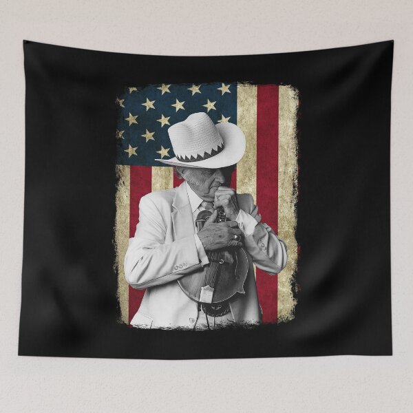 Item preview, Vintage American Flag Bill Monroe  Legend designed and sold by NeilGraye.