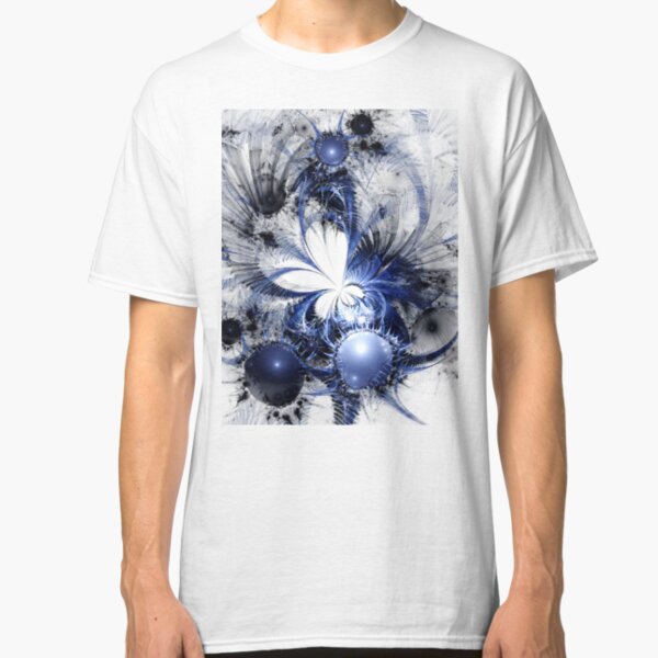 Blizzard - Abstract Fractal Artwork Classic T-Shirt