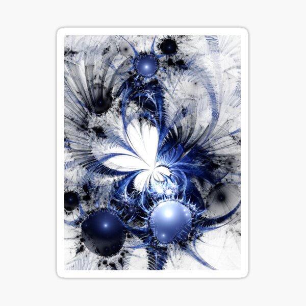 Blizzard - Abstract Fractal Artwork Sticker
