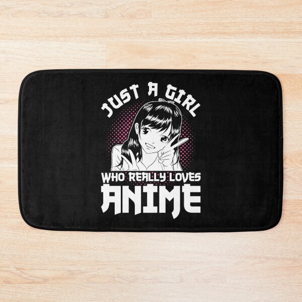 Item preview, Just A Girl Who Really Loves Anime  designed and sold by bestshirtdesign.