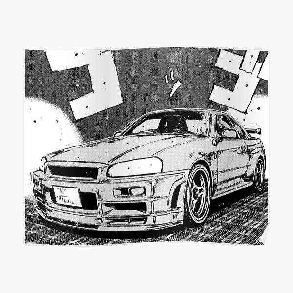 Gtr34 Wall Art Redbubble