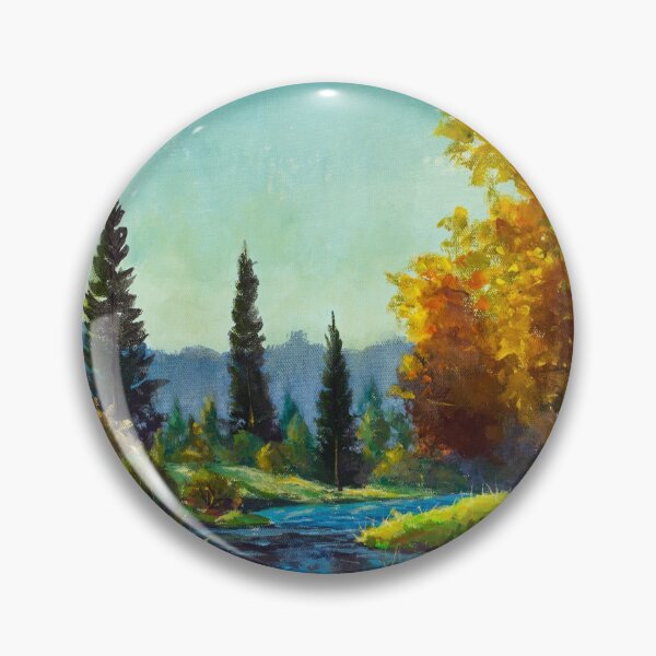 Item preview, painting Path sunny footpath road near lake pond in sunlight forest rural summer landscape designed and sold by rybakowvalery.