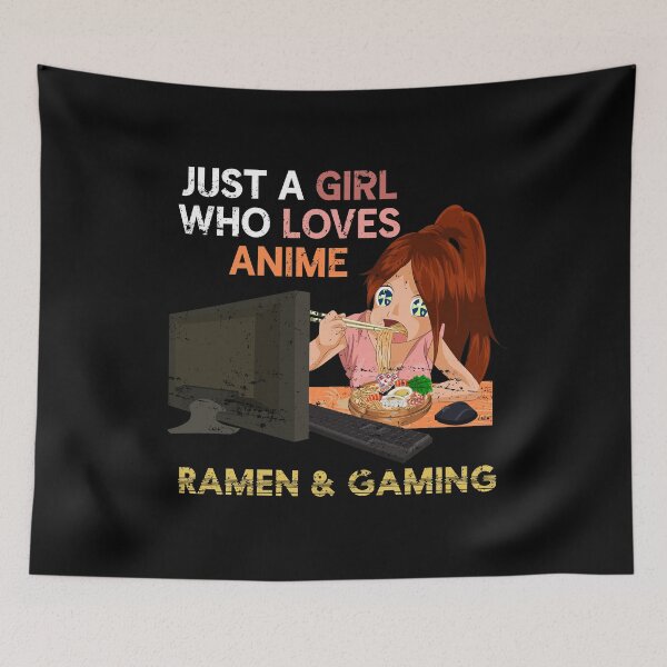 Item preview, Girl Otaku Gaming Ramen Anime  designed and sold by bestshirtdesign.