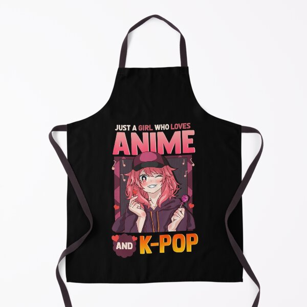 Item preview, Cute Just A Girl Who Loves Anime And K-Pop Korean designed and sold by perfectpresents.