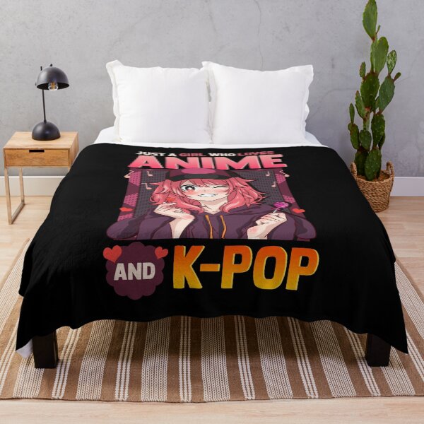 Item preview, Cute Just A Girl Who Loves Anime And K-Pop Korean designed and sold by perfectpresents.