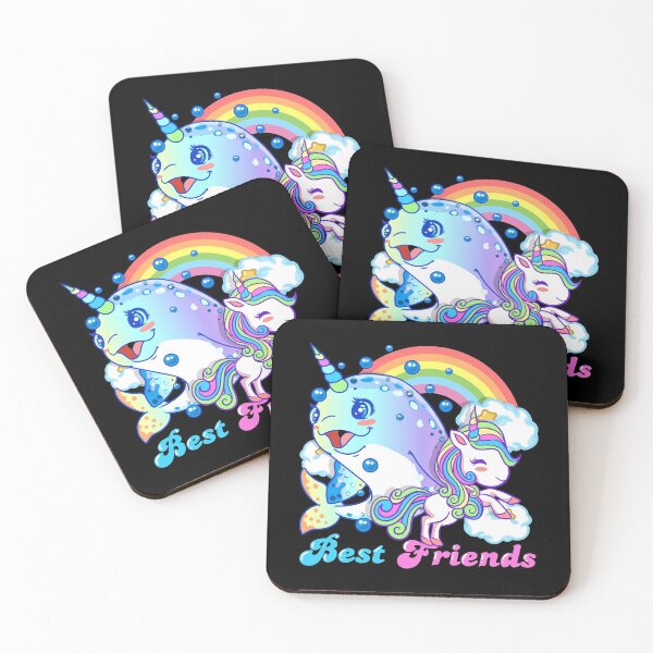 Item preview, Cute Horned Narwhal And Unicorn Best Friends designed and sold by perfectpresents.