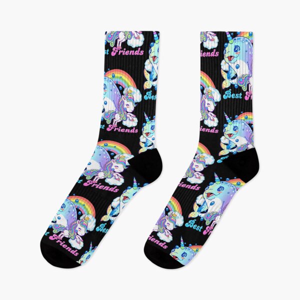 Item preview, Cute Horned Narwhal And Unicorn Best Friends designed and sold by perfectpresents.