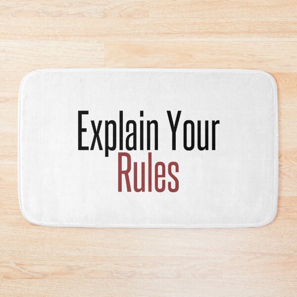 Item preview, Explain Your Rules designed and sold by Euc lid.