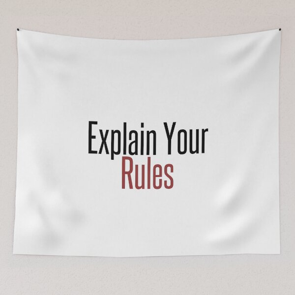 Item preview, Explain Your Rules designed and sold by Euc lid.