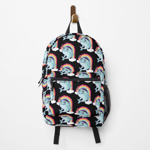 Vista previa del artículo con la obra «Lindo y divertido Narwhal Animal Friends Rainbow», diseñado y vendido por perfectpresents.