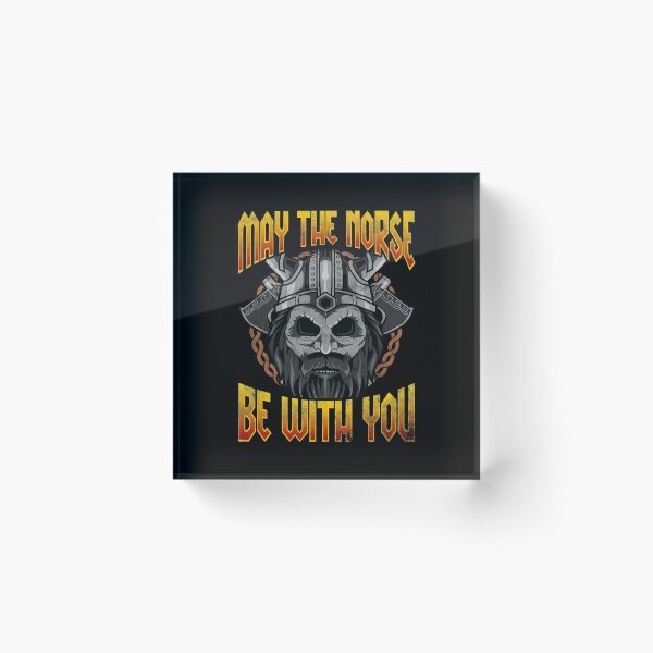 Item preview, Viking Warrior May The Norse Be With You Norse Pun designed and sold by perfectpresents.