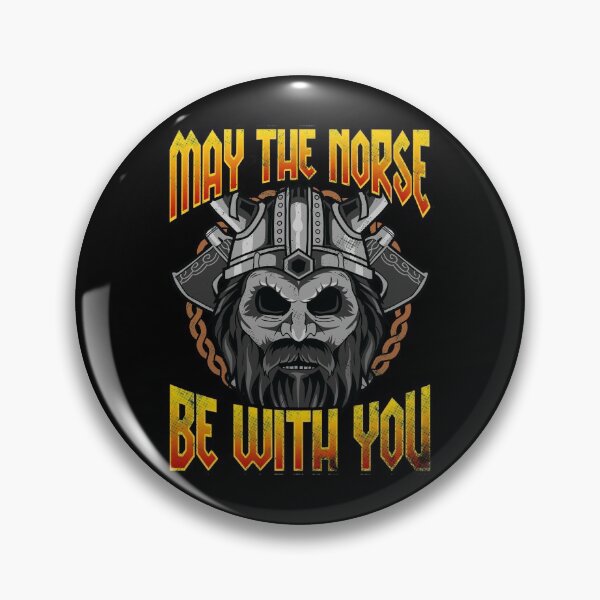 Item preview, Viking Warrior May The Norse Be With You Norse Pun designed and sold by perfectpresents.