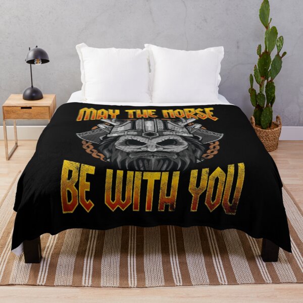 Item preview, Viking Warrior May The Norse Be With You Norse Pun designed and sold by perfectpresents.