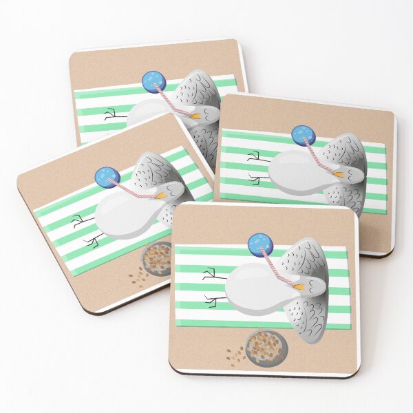 Item preview, Pigeon on the beach designed and sold by Nneling.