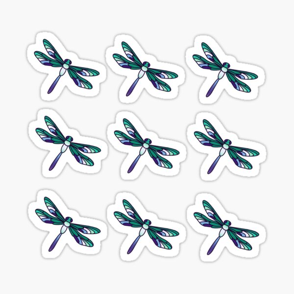 Item preview, dragon-mlm-fly sticker pack  designed and sold by beesanonymous.