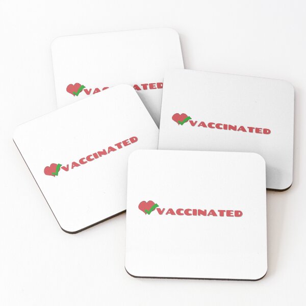 Item preview, Vaccinated red text designed and sold by Malin Lindbom.