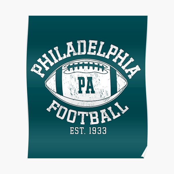 Vintage Retro Philadelphia Football Team Eagles Philly Sport Fan