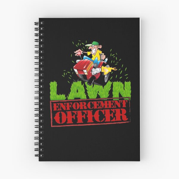 Item preview, Lawn Enforcement Officer Grass Cutter designed and sold by BuzzArtGraphics.