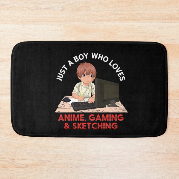 Item preview, Otaku Boy Gaming Sketching Anime  designed and sold by bestshirtdesign.
