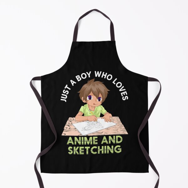 Item preview, Just A Boy Who Loves Anime And Sketching designed and sold by bestshirtdesign.