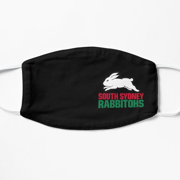 rabbitohs rugby merchandise Flat Mask