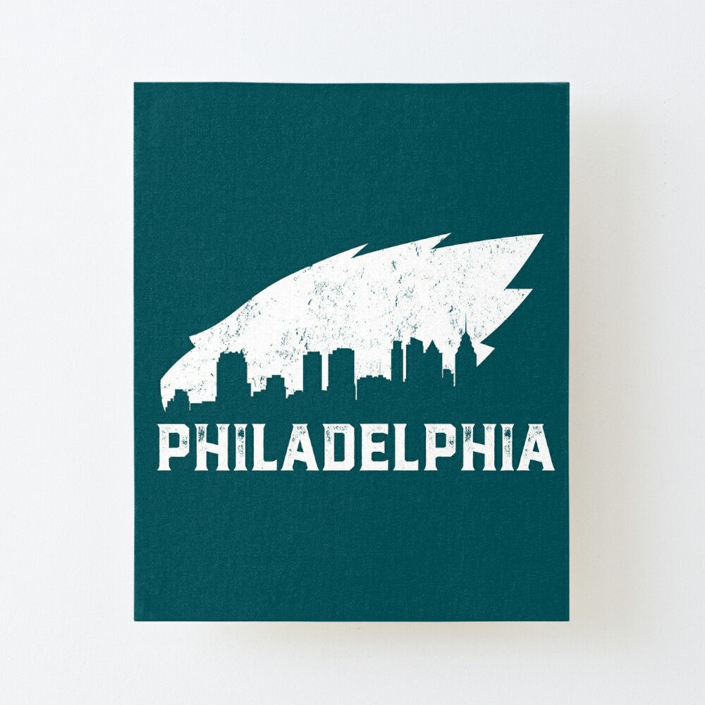 Vintage Philadelphia PA Retro Eagles Football Team Goalline Logo