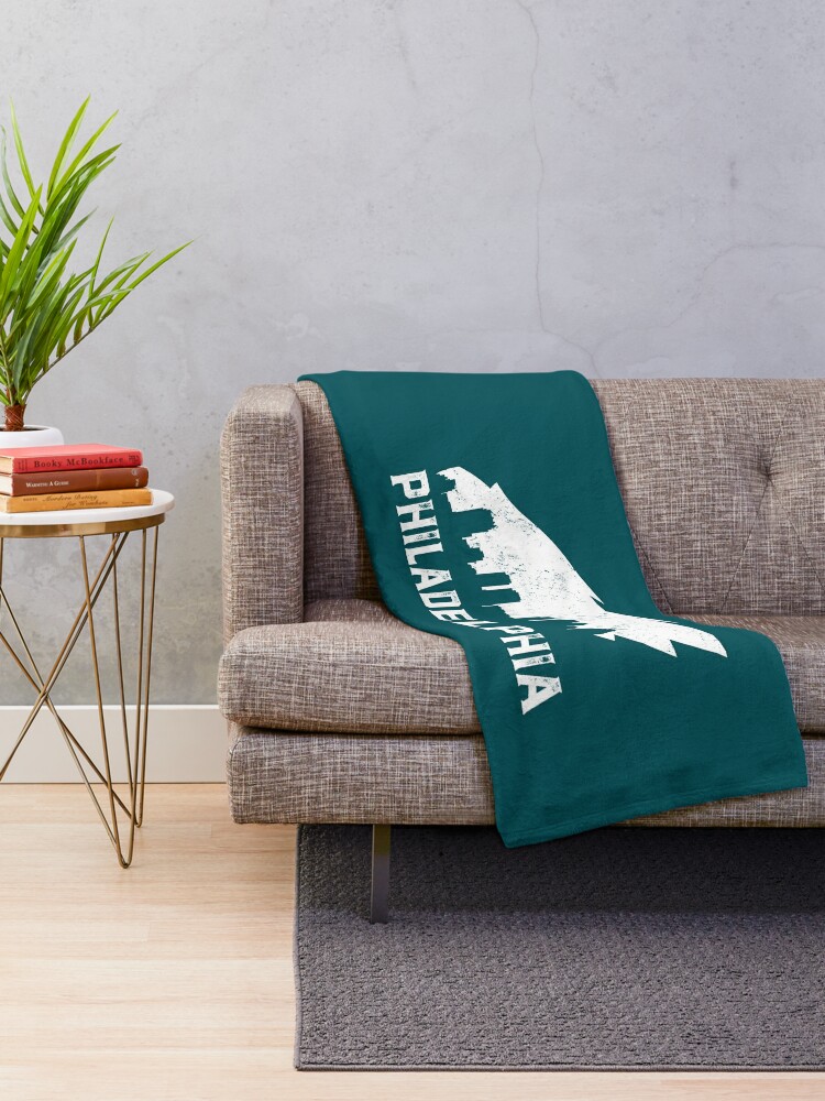 NFL Philadelphia Eagles Rug American Football Philadelphia Eagles Knit  Blanket Used Vintage - Shop LZD Rugs & Floor Mats - Pinkoi