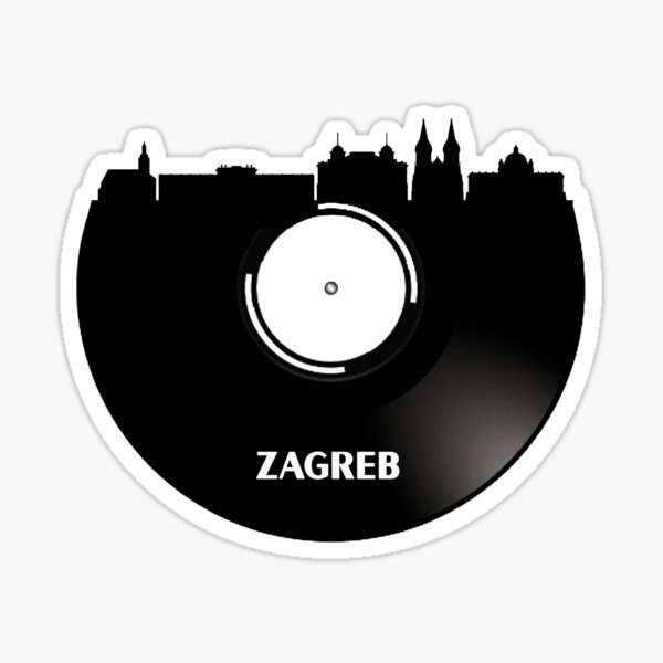 "Zagreb Vinyl" Sticker for Sale by danielfgf Redbubble