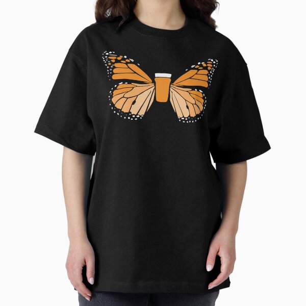Beer Butterfly Oversized T-Shirt