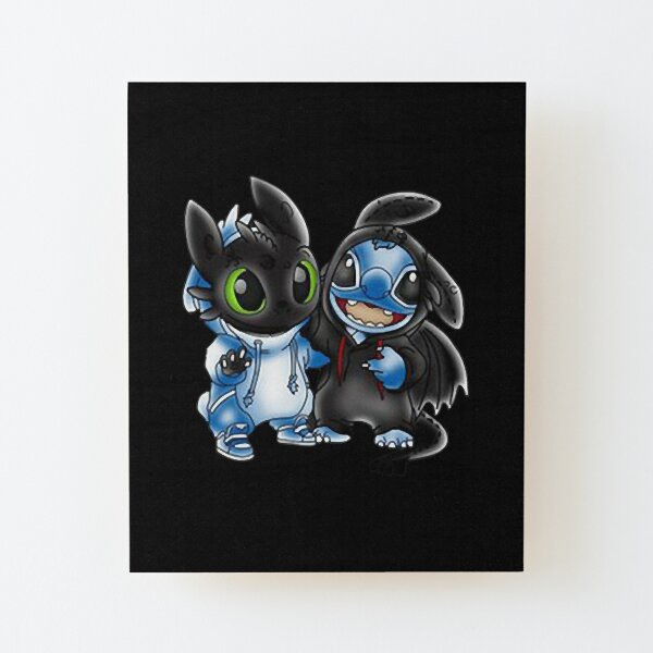 Kawaii babies (Stitch & Toothless) - NeatoShop