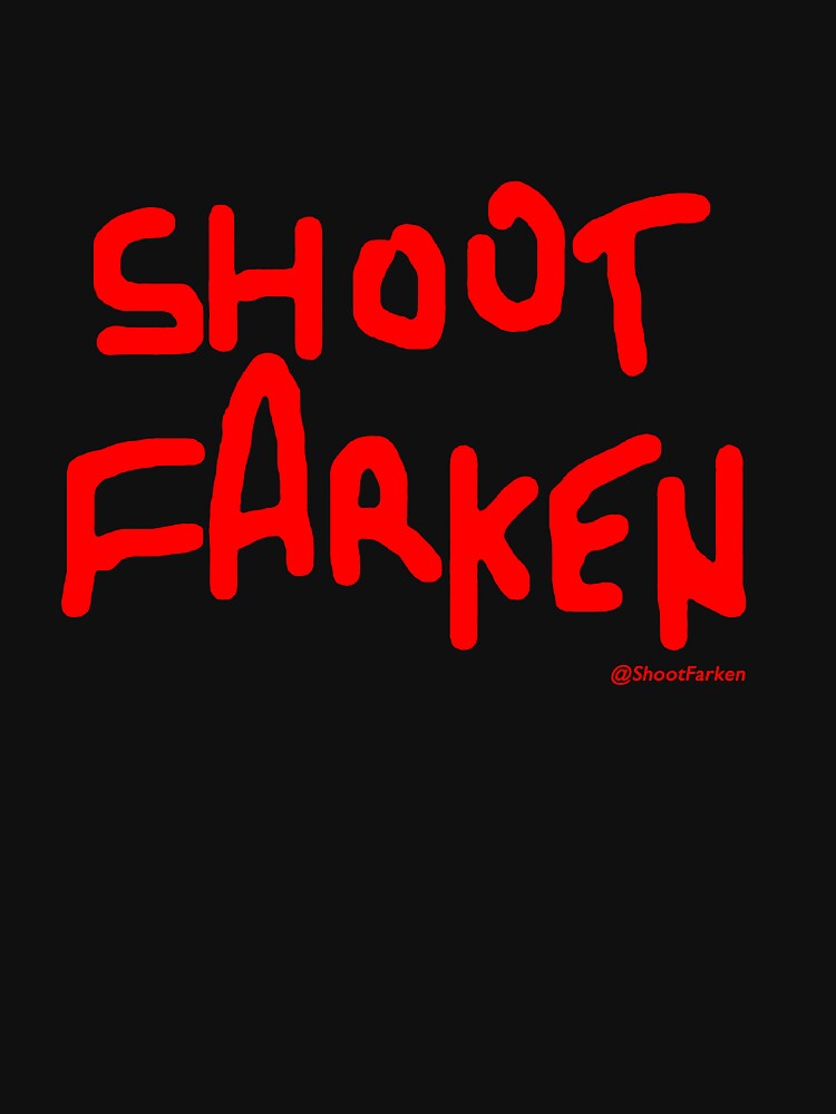 Thumbnail 7 of 7, Essential T-Shirt, Shoot Farken Red designed and sold by ShootFarken.