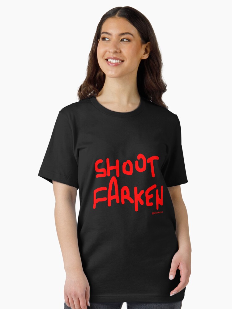 Thumbnail 2 of 7, Essential T-Shirt, Shoot Farken Red designed and sold by ShootFarken.