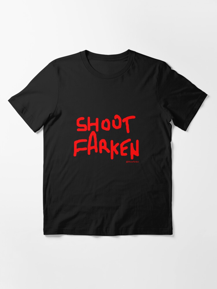 Thumbnail 3 of 7, Essential T-Shirt, Shoot Farken Red designed and sold by ShootFarken.