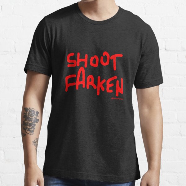 Shoot Farken Red Essential T-Shirt
