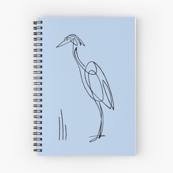 Item preview, The Heron Now! designed and sold by BorderLineDraws.