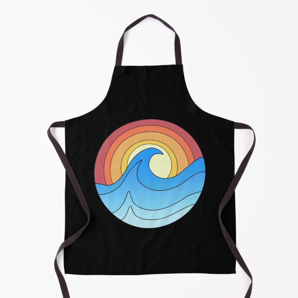 Item preview, Ocean Waves Sunset Lover Retro Vintage designed and sold by roocky.