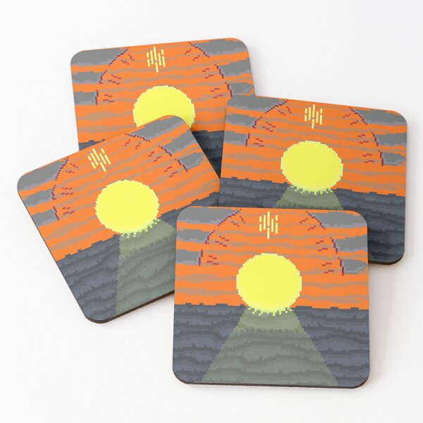 Item preview, Pixelated Sunset Energy Ball designed and sold by For the love of Pixels.